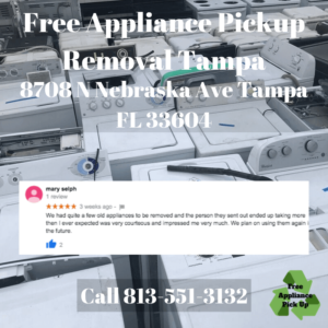 free appliances pickup tampa
